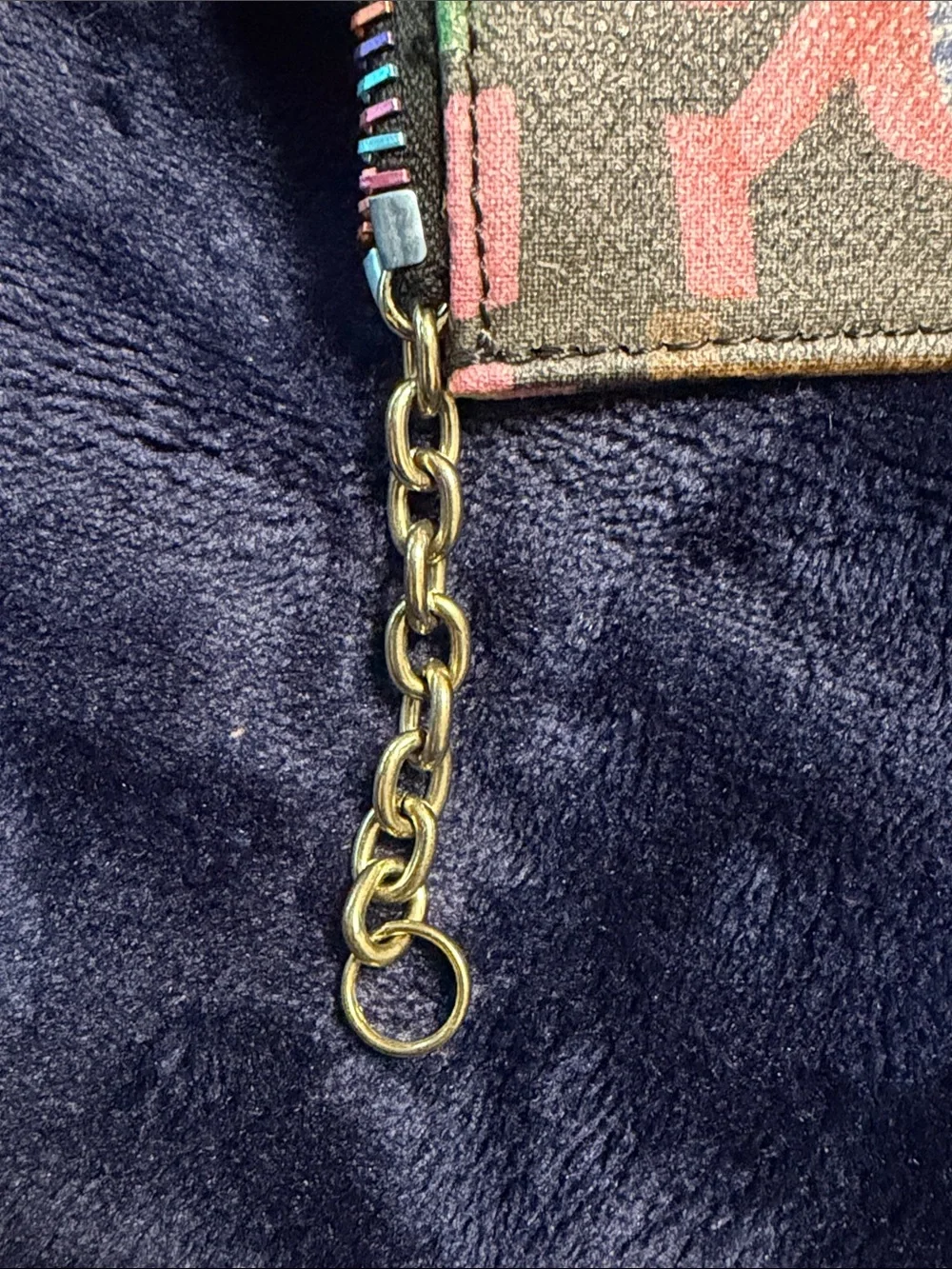 Dooney & Bourke Multicolor Letter-Print Wristlet